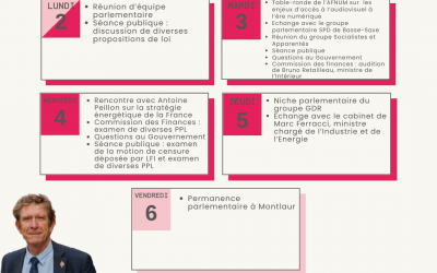 Agenda du 2 au 8 juin 2025