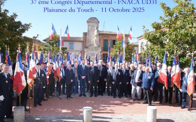 Célébrons la Mémoire et les Anciens Combattants – 37e Congrès de la FNACA de la Haute-Garonne
