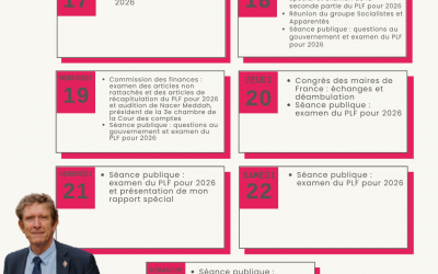 Agenda du 17 au 23 novembre 2025